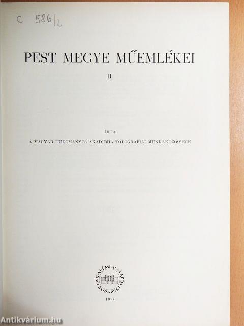 Pest megye műemlékei II.
