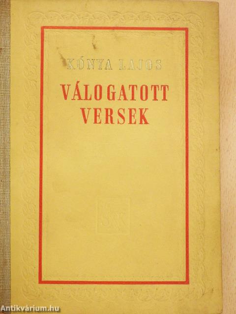 Válogatott versek (dedikált példány)