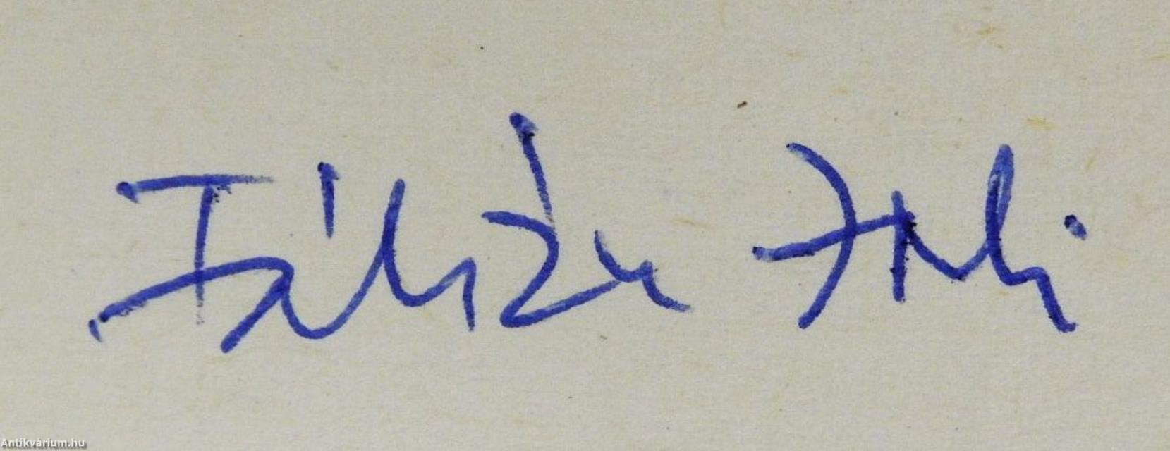 A vízipálma (dedikált példány)