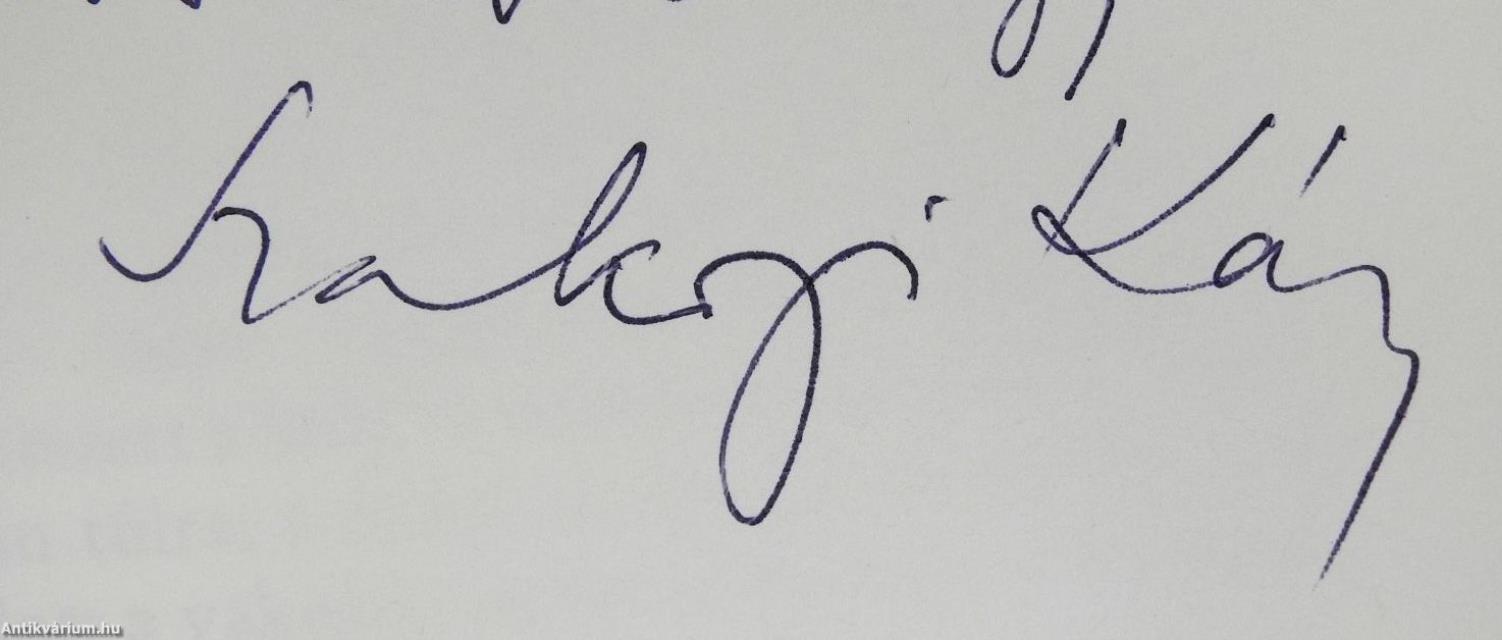 Képnovellák (dedikált és aláírt példány)