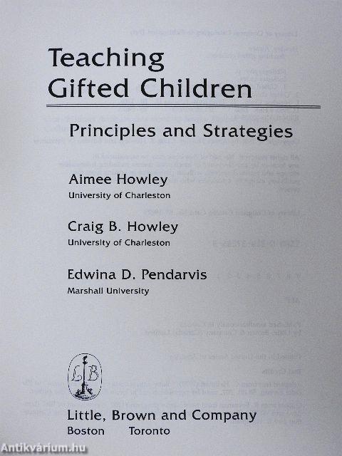 Teaching Gifted Children