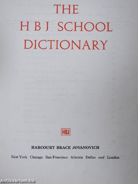 The HBJ School Dictionary