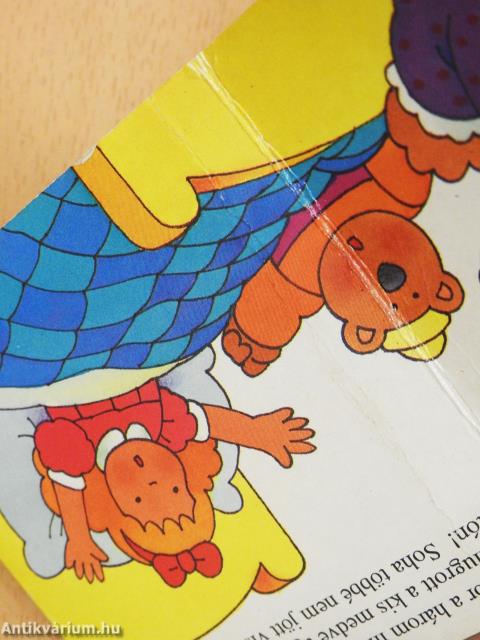 Aranyhajú és a három medve (minikönyv)