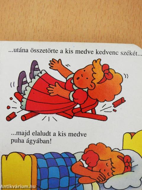 Aranyhajú és a három medve (minikönyv)