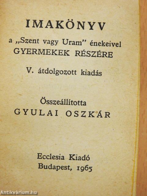 Imakönyv (minikönyv)