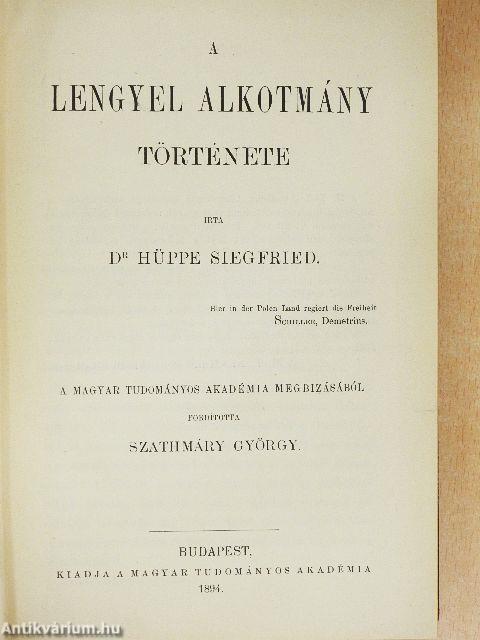 A lengyel alkotmány története