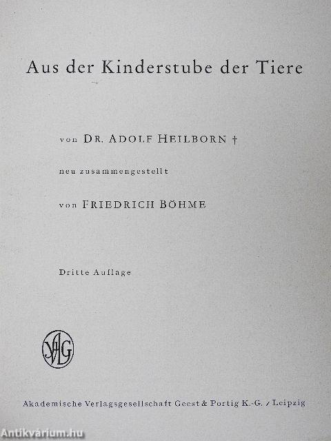 Aus der Kinderstube der Tiere