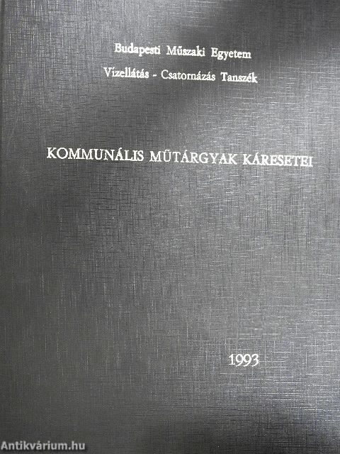 Kommunális műtárgyak káresetei