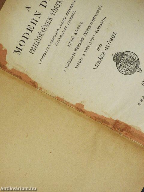 A modern dráma fejlődésének története I-II.