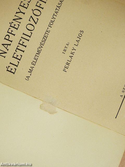 Napfényes életfilozófia