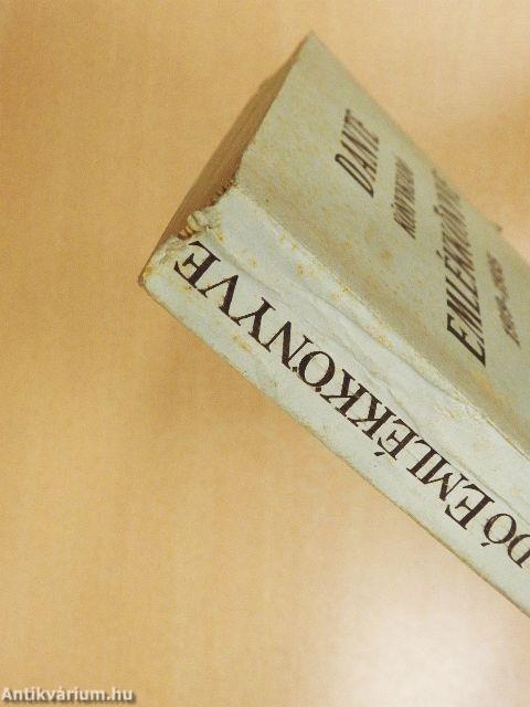 Dante Könyvkiadó Emlékkönyve 1919-1935