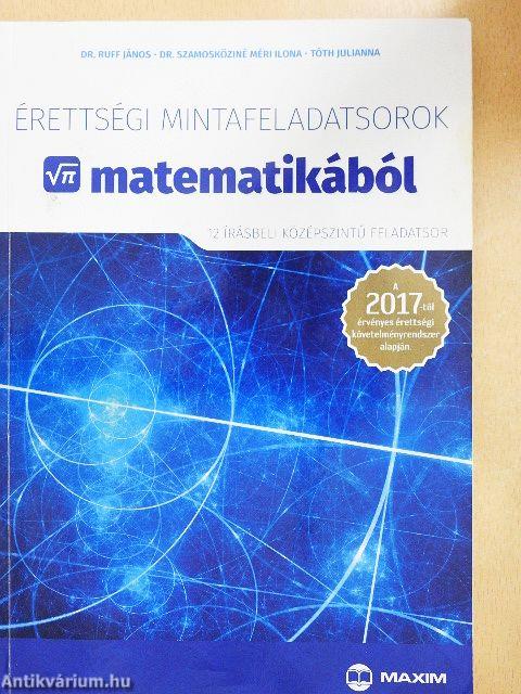 Érettségi mintafeladatsorok matematikából