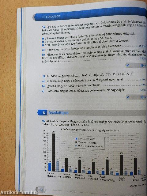 Érettségi mintafeladatsorok matematikából