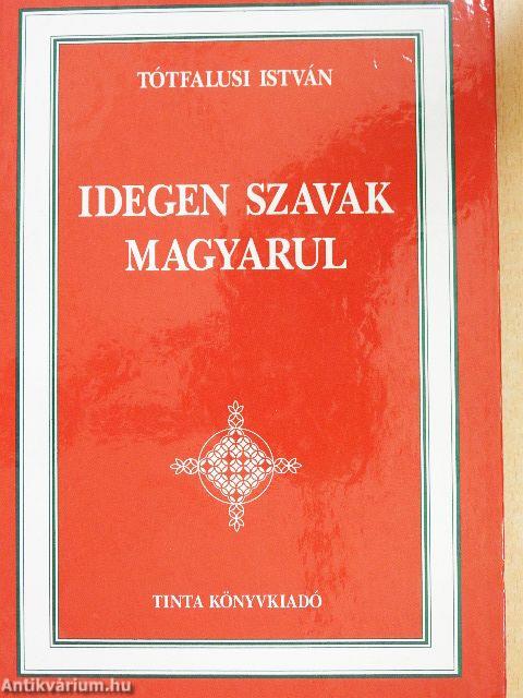 Idegen szavak magyarul