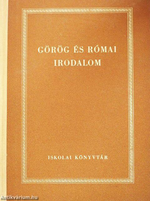 Görög és római irodalom