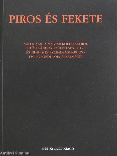 Piros és fekete (dedikált példány)