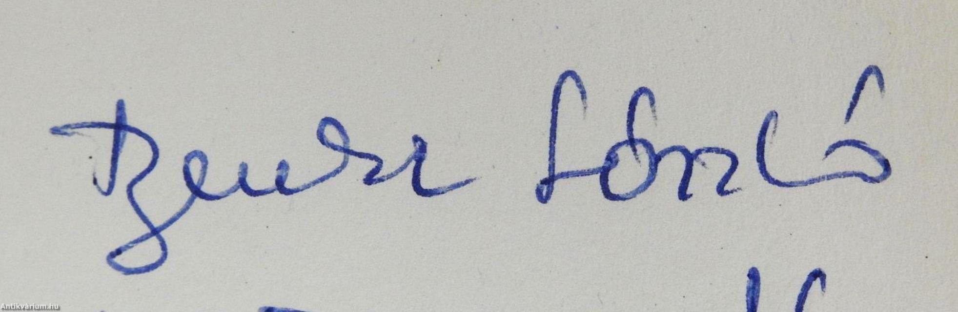 Gyalogos riportok (dedikált példány)