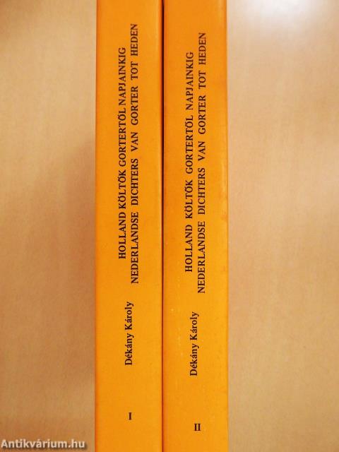 Holland költők Gortertől napjainkig I-II. (dedikált példány)