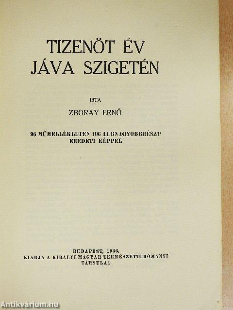 Tizenöt év Jáva szigetén