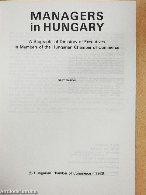 Managers in Hungary