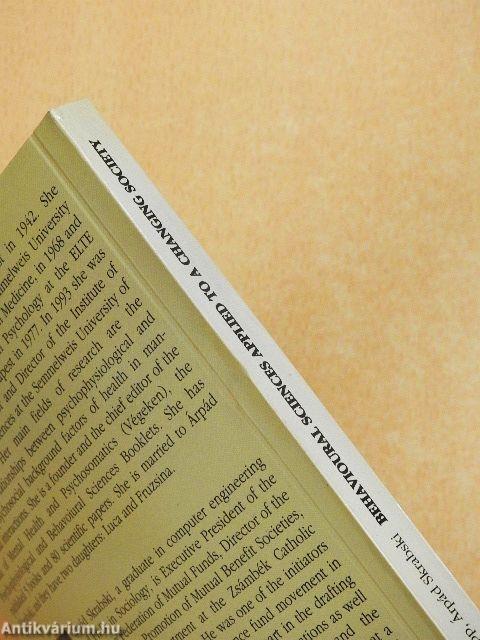 Behavioural Sciences Applied to a Changing Society