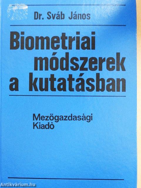 Biometriai módszerek a kutatásban
