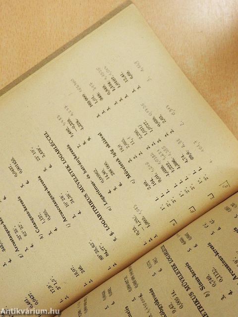Műszaki matematikai gyakorlatok A. X.