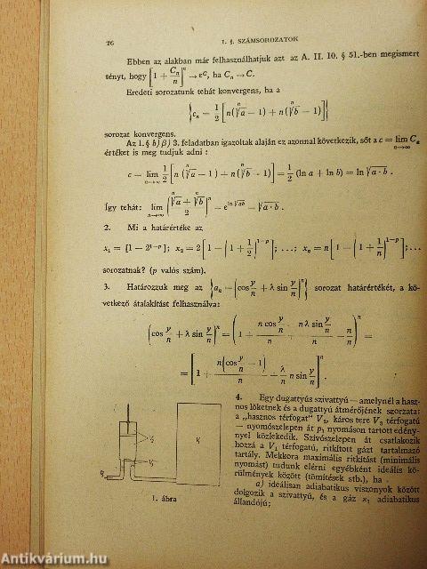 Műszaki matematikai gyakorlatok B. VI.