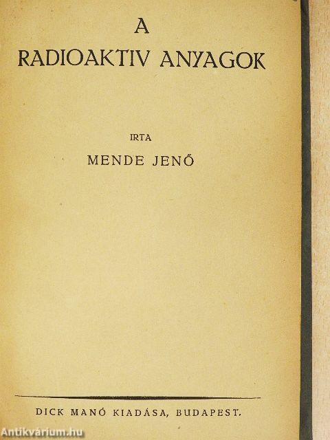 A radioaktiv anyagok