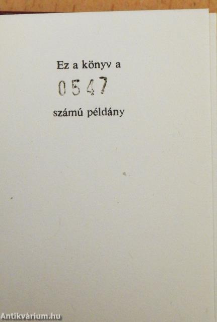 A Magyar Nemzeti Függetlenségi Front programja (minikönyv) (számozott)