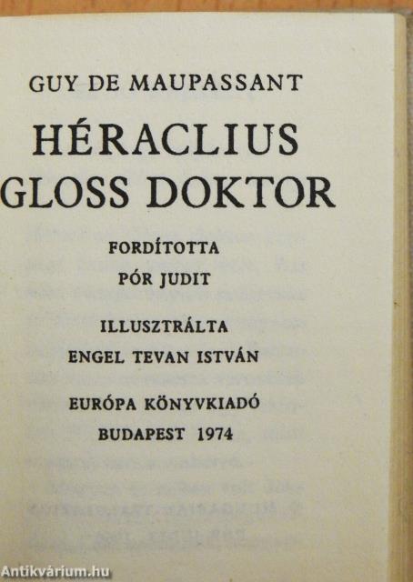 Héraclius Gloss doktor (minikönyv)