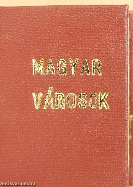 Magyar városok (minikönyv)