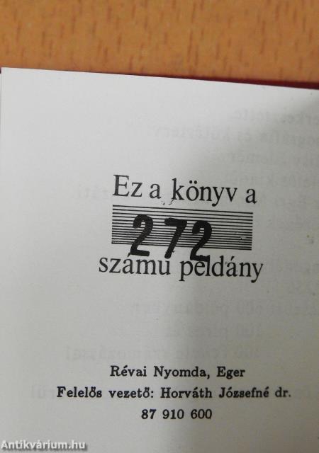 150 éves az egri bazilika (minikönyv) (számozott)