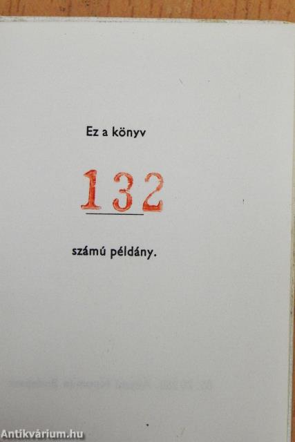 Magyar postabélyeg V. (minikönyv) (számozott)