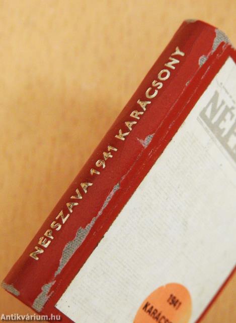 Népszava 1941 karácsony (minikönyv)