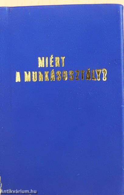 Miért a munkásosztály? (minikönyv)