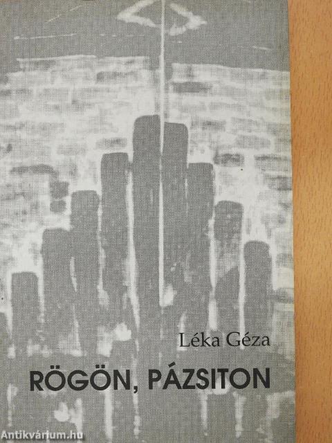 Rögön, pázsiton (dedikált példány)