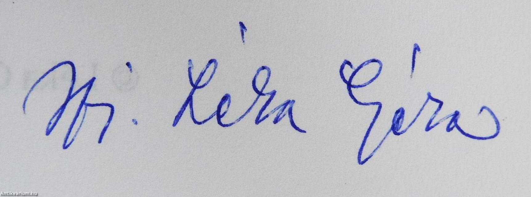 Rögön, pázsiton (dedikált példány)