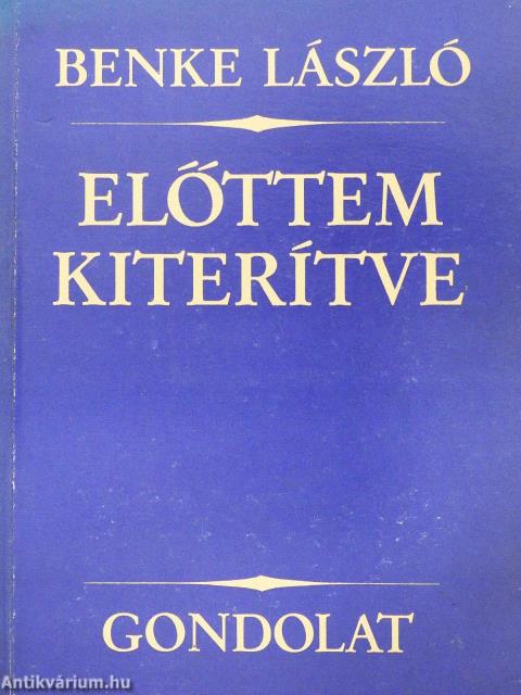 Előttem kiterítve (dedikált példány)