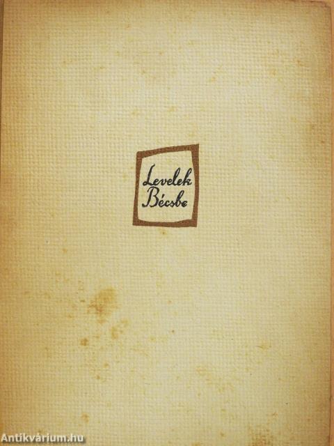 Levelek Bécsbe (dedikált példány)