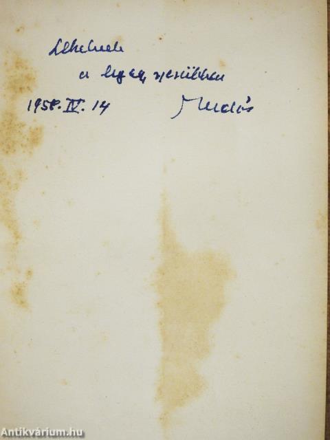 Levelek Bécsbe (dedikált példány)