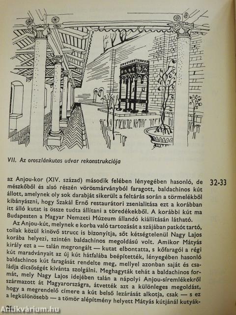 A visegrádi királyi palota (dedikált példány)