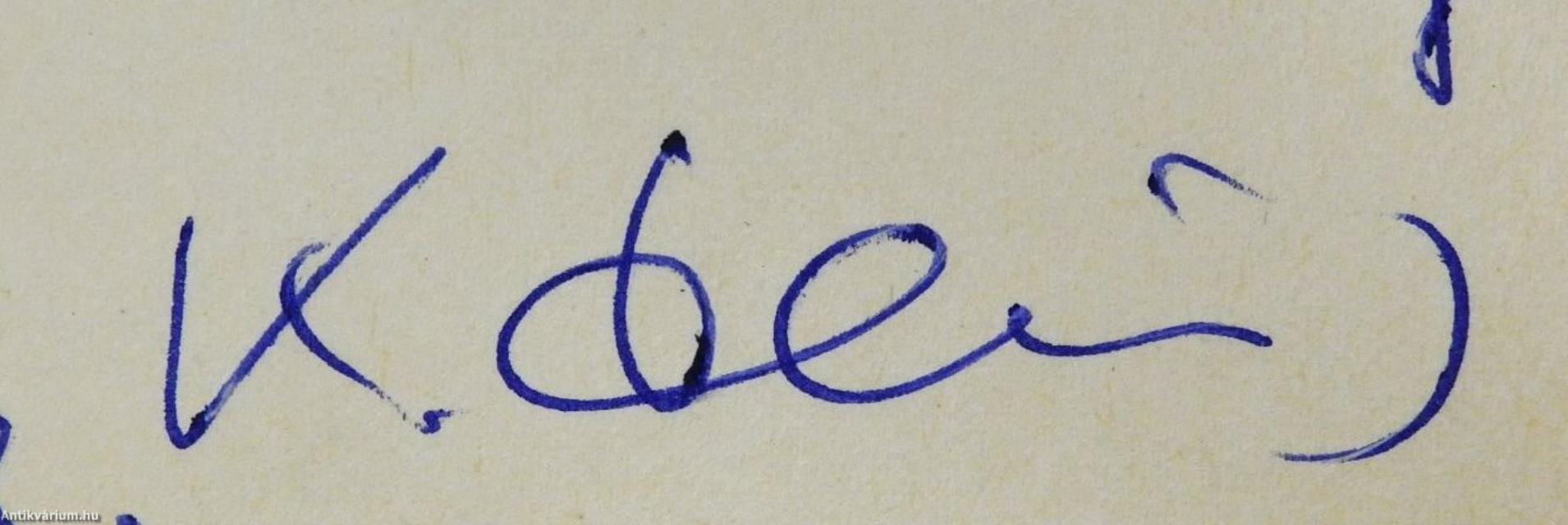 Jégenválasztott király (dedikált példány)