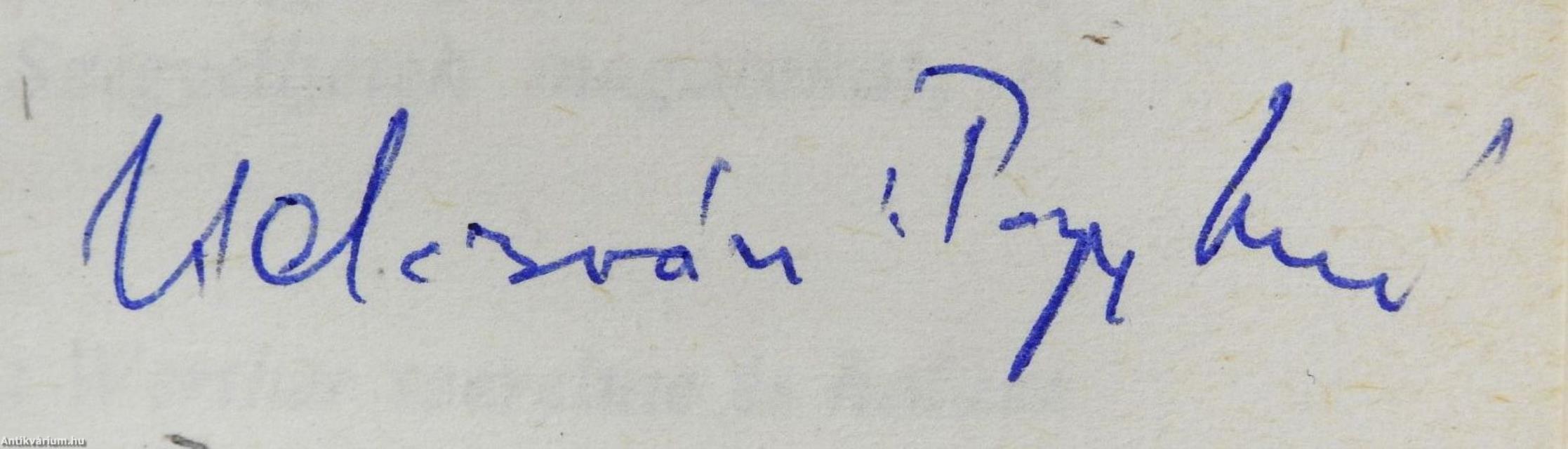 Az alkoholista halála (dedikált példány)