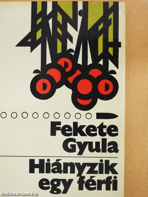 Hiányzik egy férfi (dedikált példány)