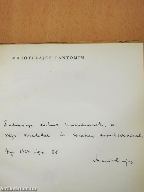 Pantomim (dedikált példány)