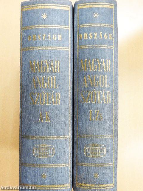 Magyar-angol szótár I-II.