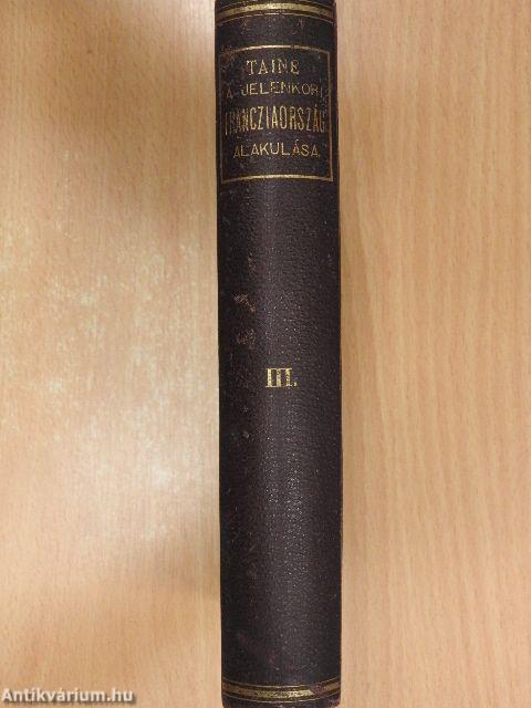 A jelenkori Francziaország alakulása III. (töredék)