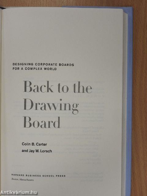 Back to the Drawing Board