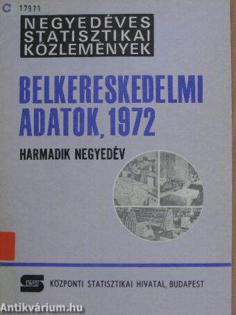 Belkereskedelmi adatok 1972 III. negyedév